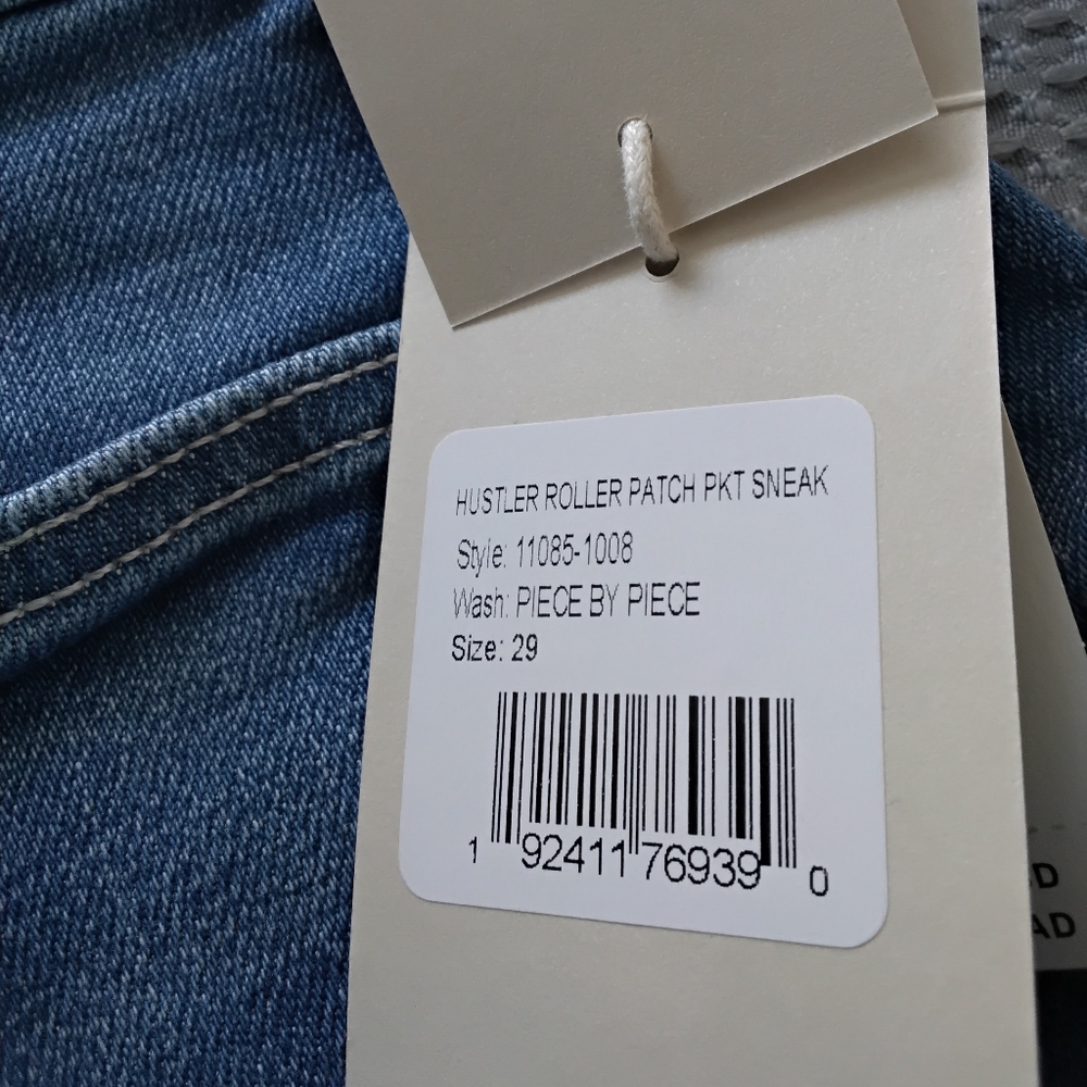 Anthropologie Blue Flare Jeans The Hustler Roller - Picture 5 of 12